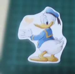ドナルドダック シルエット ステッカー