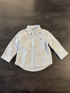 Ralph Lauren ストライプシャツ 12M