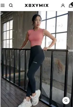 XEXYMIX レギンス2枚セット Mサイズサンダー グレー・Lサイズブラウン XEXYMIX レギンス2枚セット Mサイズサンダー グレー・Lサイズブラウン