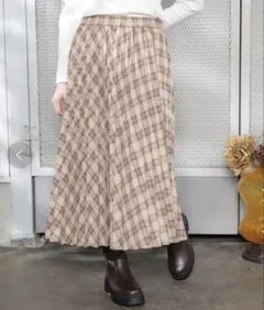 Honeys ハニーズ　コルザ　プリーツロングスカート　M