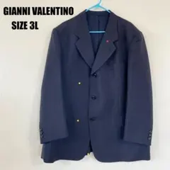 18 Valentino Garavani Wスーツ 濃紺ストライプ52 18 Valentino Garavani Wスーツ 濃紺ストライプ52 - メルカリ