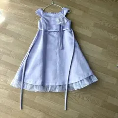 ラベンダー色ドレス　110cm