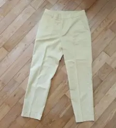 UNIQLO ユニクロ ドライストレッチクロップドパンツ S イエロー