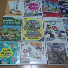 【即購入可】Wii、3DSソフト空箱セッ卜