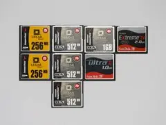 LEXAR(レキサー) SanDisk(サンディスク)CFカード 色々8枚＋α