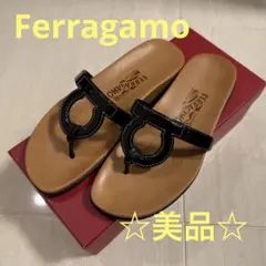 【Ferragamo】フェラガモ トングサンダル(サイズ7.5)