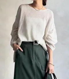 DouDou ペーパーヤーンプルオーバーのサムネイル