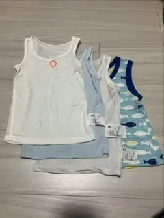 UNIQLO メッシュ肌着 3枚　西松屋夏用肌着1枚　80センチ　4枚セット