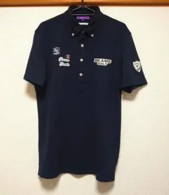 BEAMS GOLF パープルレーベル ライトブルー半袖ポロシャツ 美品 - メルカリ