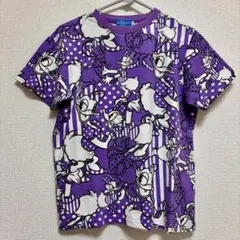 Disney デイジーダック 半袖 Tシャツ パープル Sサイズ