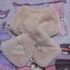 SEZF SERVICE ピンク フェイクファーマフラー