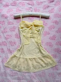 新品未使用　axes femme リボンフリルキャミソール　バレエコア　姫ギャル 新品未使用 axes femme リボンフリルキャミソール バレエコア 姫