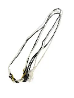 【sugar &Jewels】シュガー&ジュエルズ　帯締め　美品　黒×白