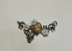 清水坂ガラス館 ネックレストップ ピンク 玉 シルバー teftef