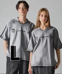 【CLEL】ヘビーウェイト ヴィンテージデザイン半袖ゲームTシャツ L