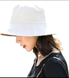 レディース帽子 バケットハット リバーシブル　UVカット