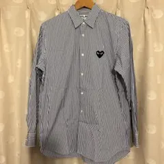 プレイコムデギャルソン　ストライプシャツ　M AD2021