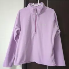montbell キッズ130 シャミース プルオーバー ハーフジップ ピンク
