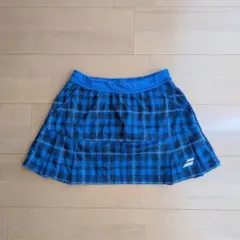 Babolat テニス スコート チェック柄 ブルー Mサイズのサムネイル