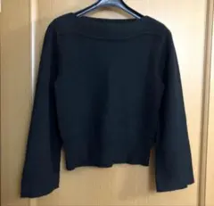 ユニクロ　　UNIQLO U カシミヤ混　セーター　黒　S