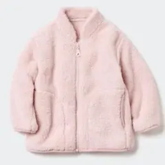 UNIQLO フリースジャケット 90cm ピンク