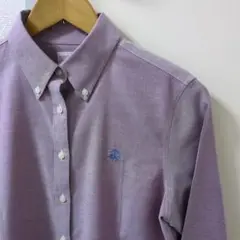 Brooks Brothers ボタンダウンシャツ サイズS 紫 超美品