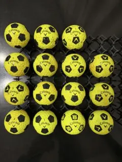 送料込みCallawayサッカーボールデザイン ロストボール15個セット