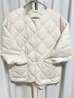 未使用に近い　UNIQLO パフテックリラックスジャケット ナチュラル