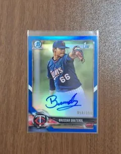 MLB 直筆サインカード　Brusdar Graterol Bowman