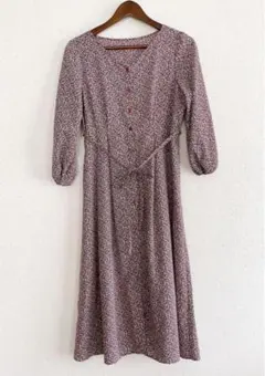 ナチュラルビューティーベーシック ワンピース 花柄