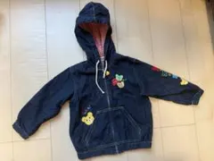 nikihouse フード付きデニムジャケット 100