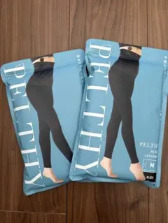 PELTHY 骨盤サポート着圧レギンス M ブラック　1枚