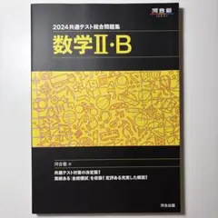2024 共通テスト総合問題集 数学Ⅱ・B 河合塾 河合出版 付属品完備