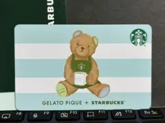「スターバックス」スタバカード 2025年 gelato pique ベア柄
