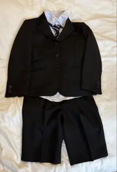 フォーマルスーツ 120cm ブラック ストライプ