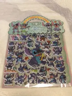 スティッチ 立体 ぷくぷくシール