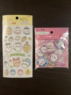 ちいかわ マシュマロ風シール1 ＆ デコレーションシール 2種 セット
