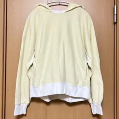 【完売商品】ニコアンドパーカートレーナーパステルカラーイエローフリーサイズのサムネイル