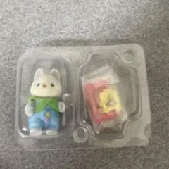 シルバニアファミリー　ハスキー　赤ちゃん　人形 小物セット