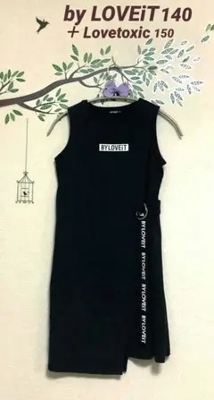 by LOVEiT【140】アシメントリー ワンピース　カッコイイ系　紺のサムネイル