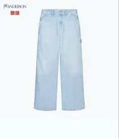 ユニクロ　JW ANDERSON リラックスペインターパンツ　27 ブルー