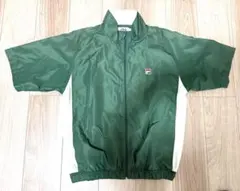 ★FILA グリーン ナイロンジャケット Lサイズ