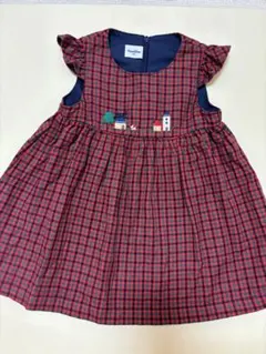 ファミリア　ワンピース　ジャンパースカート　80