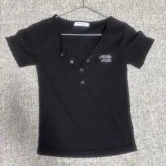 MUAHMUAH ヘンリーネック半袖Tシャツのサムネイル