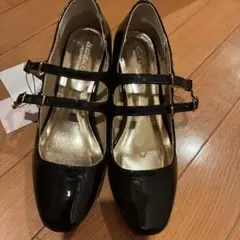 ナイスクラップ　ダブルストラップ　エナメルパンプスのサムネイル