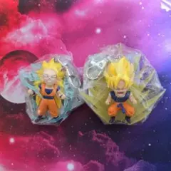 ドラゴンボールZ フィギュアキーホルダー スーパーサイヤ人と3 孫悟空