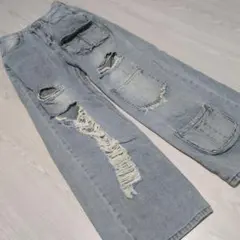 みちょぱ着用　EGOIST カーゴデニムパンツ ダメージ加工 みちょぱ着用 EGOIST カーゴデニムパンツ ダメージ加工 - メルカリ