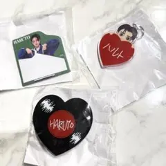 TREASURE ガチャガチャ アクキー ハルト ふせん スマホグリップ