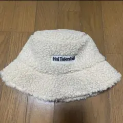 ムートン風もこもこバケットハット