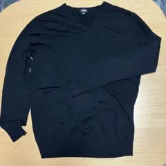 UNIQLOエキストラファインメリノ Vネックセーター　サイズL